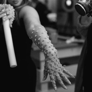 Blossom Veils Embellished Fingerless Gloves